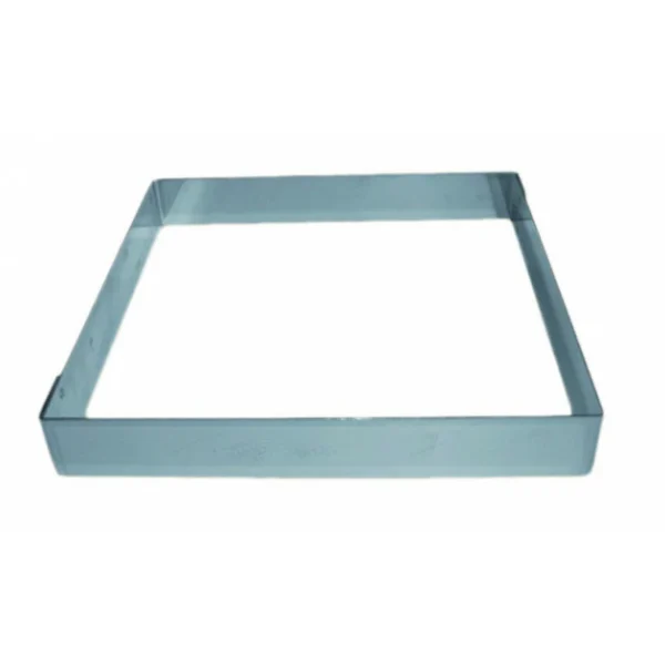 Meilleure vente 🔔 Cadre à Entremets Inox 12 x 12 cm x H 3,5 cm Mallard ❤️ 1