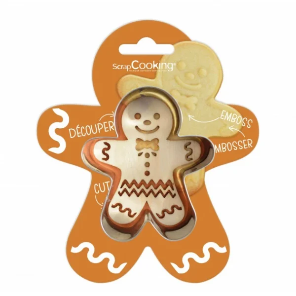 Nouveau 👏 Kit Biscuit de Noël Bonhomme 8,7 cm Scrapcooking 🎉 1