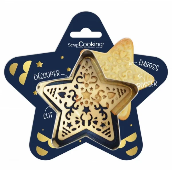 Meilleur prix 🤩 Kit Biscuit de Noël Étoile 8,8 cm Scrapcooking 👍 1