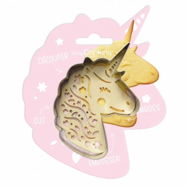 Meilleure affaire 🎁 Kit Biscuit Licorne 9,6 cm ScrapCooking ⌛ 1