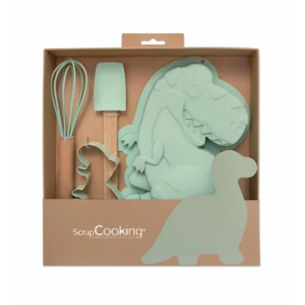 Grosses soldes ✨ Kit Pâtisserie Enfants Dinosaure Scrapcooking ✔️ 1