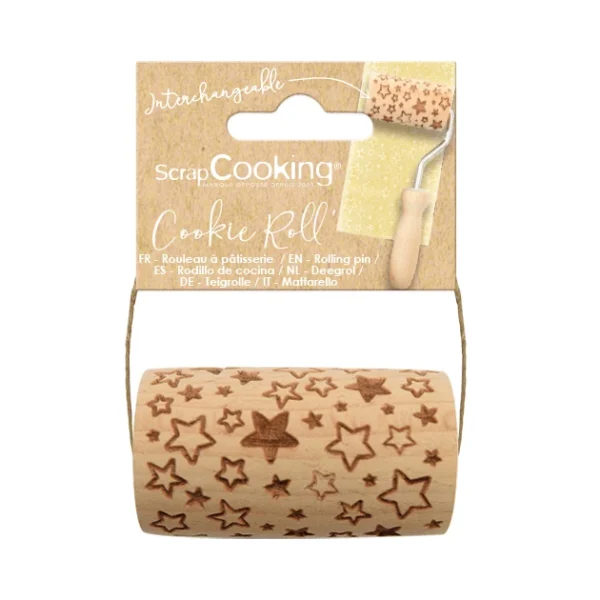 Promo ✔️ Mini Rouleau à Pâtisserie Empreinte Etoile 7 cm Scrapcooking 🎁 1